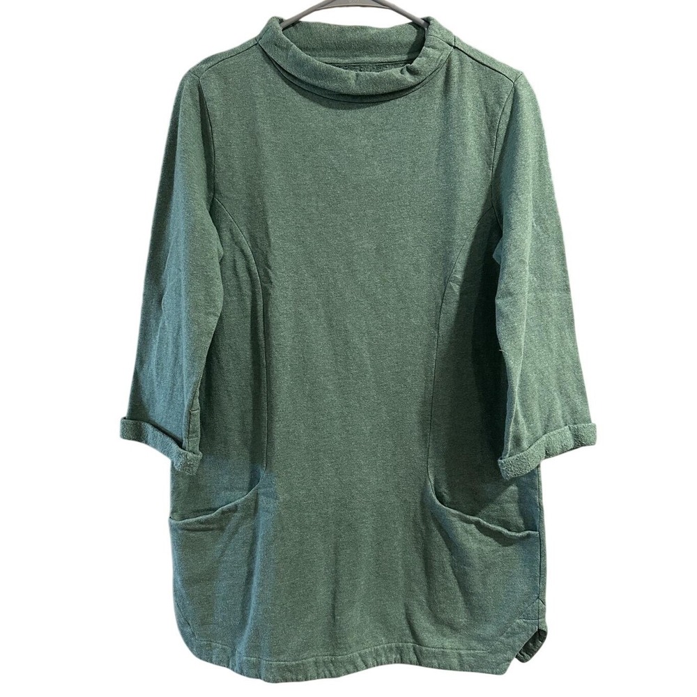 Seasalt Cornwall Organic Cotton Green Tunic Dress Size UK 8 / US 4